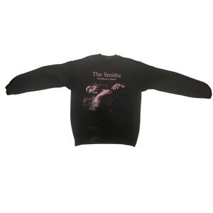 The Smiths pullover sweater, pink and black